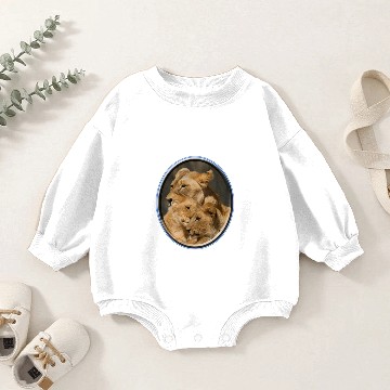 Discover Lioness and cubs Baby Romper Sweatshirts