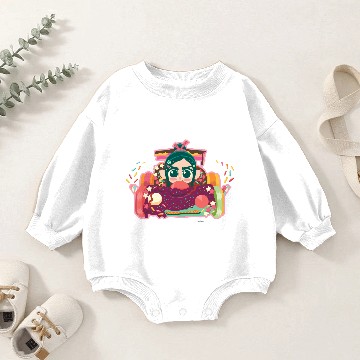 Discover Vanellope Von Schweetz Driving Car Baby Romper Sweatshirts