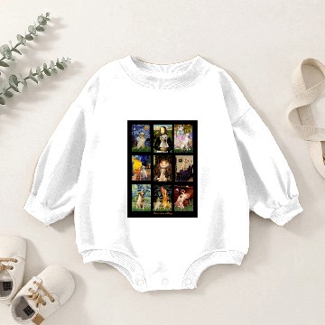 Discover Famous Art Yellow Lab Composite Baby Romper Sweatshirts