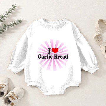 Discover I Love Garlic Bread Baby Romper Sweatshirts