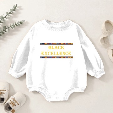 Discover Black Excellence Juneteenth Baby Romper Sweatshirts