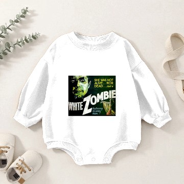 Discover White Zombie Baby Romper Sweatshirts