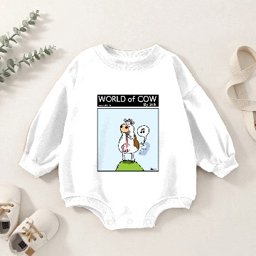 Discover Cow Moosic Baby Romper Sweatshirts