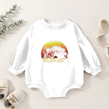 Discover skyline planet Baby Romper Sweatshirts
