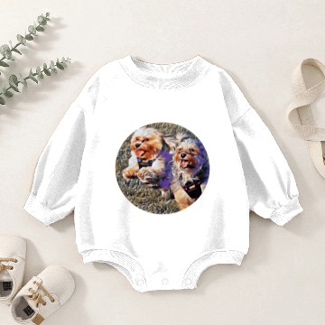 Discover Copper and Penny Baby Romper Sweatshirts