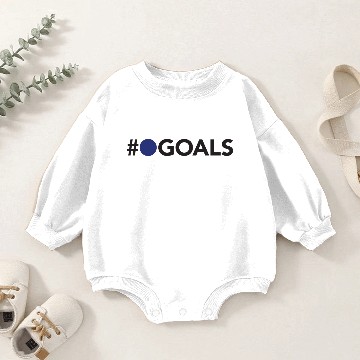Discover WW Blue Dot Goals 3/4 Sleeve Baseball Baby Romper Sweatshirts