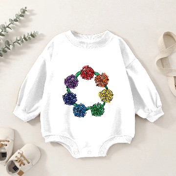 Discover Order of the Rose - Pride Baby Romper Sweatshirts
