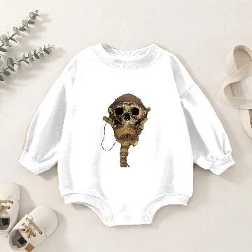 Discover Skull leather helmet Baby Romper Sweatshirts