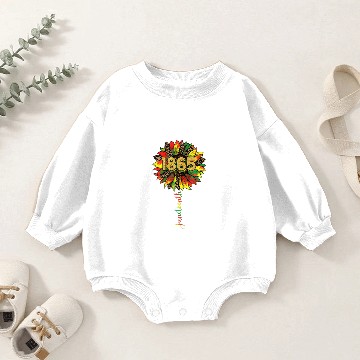 Discover Sunflower Junenth 1865 Celebrates Black African Am Baby Romper Sweatshirts