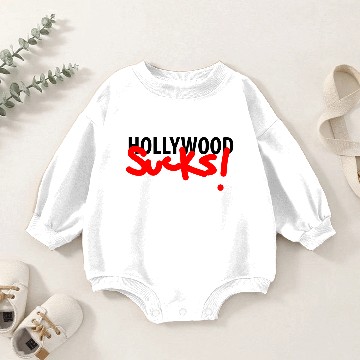 Discover HOLLYWOOD SUCKS Baby Romper Sweatshirts