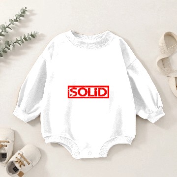 Discover Solid Stamp Baby Romper Sweatshirts