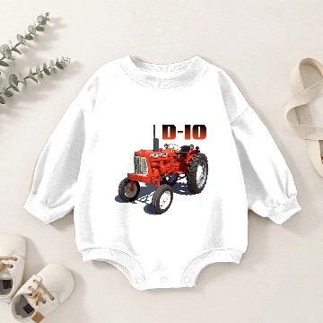 Discover Allis Chalmers D-10 Tractor Baby Romper Sweatshirts
