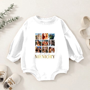 Discover In Loving Memory Funeral Photo Baby Romper Sweatshirts