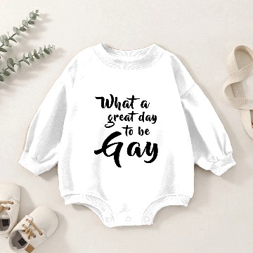 Discover What a great day  sleeveless Baby Romper Sweatshirts