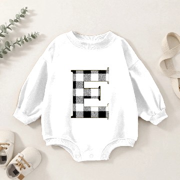Discover Gingham Check E Baby Romper Sweatshirts