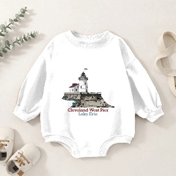 Discover Cleveland Ohio Baby Romper Sweatshirts