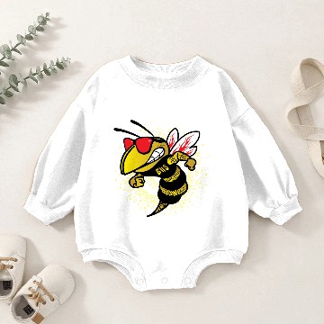 Discover Funkified Berkeley High School Yellow Jacket (BHS) Baby Romper Sweatshirts