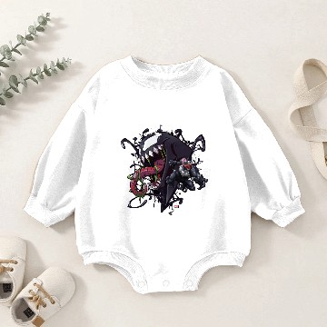 Discover Spider-Man | Venom Symbiote Graphic Baby Romper Sweatshirts