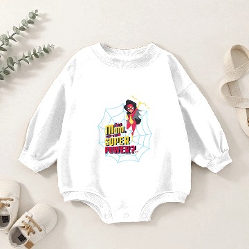 Discover Spider-Woman "I'm A Mom" Baby Romper Sweatshirts