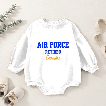 Discover Air Force retired Grandpa Baby Romper Sweatshirts Baby Romper Sweatshirts