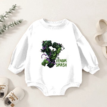 Discover Venomized Hulk Baby Romper Sweatshirts