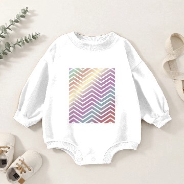 Discover ombre zigzag chevron  01 Baby Romper Sweatshirts