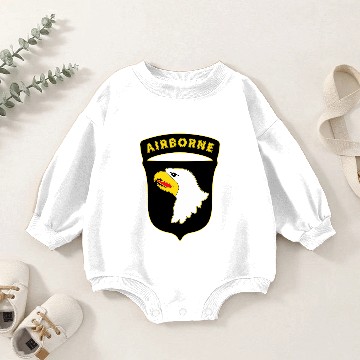Discover 101st Airborne Division - Combat Service Baby Romper Sweatshirts