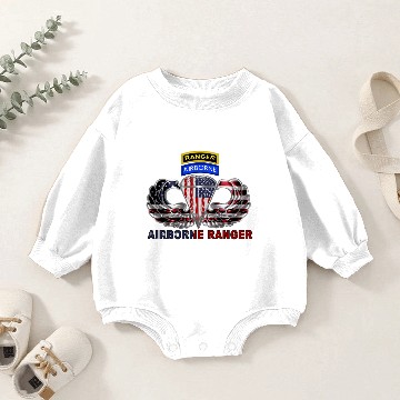 Discover 75th Ranger Regiment “Airborne Ranger” Baby Romper Sweatshirts