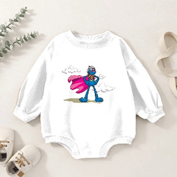 Discover Super Grover Baby Romper Sweatshirts
