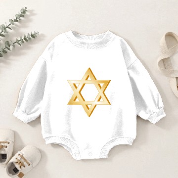 Discover Judaism Symbol Baby Romper Sweatshirts