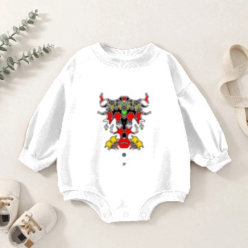 Discover Black Magic Face 2 Baby Romper Sweatshirts