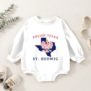 Discover St. Hedwig Polish Texan Baby Romper Sweatshirts