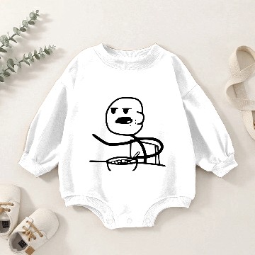 Discover Cereal Meme Guy Baby Romper Sweatshirts