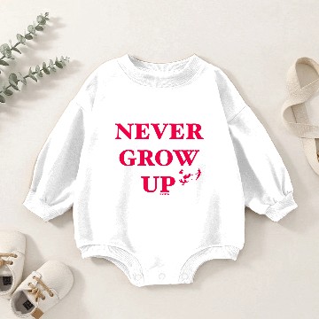 Discover Peter Pan | Never Grow Up Baby Romper Sweatshirts