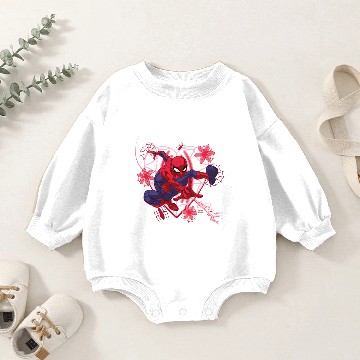 Discover Spider-Man Valentine | Be Mine Baby Romper Sweatshirts