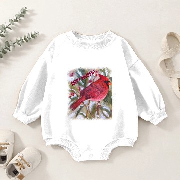Discover RED CARDINAL Baby Romper Sweatshirts
