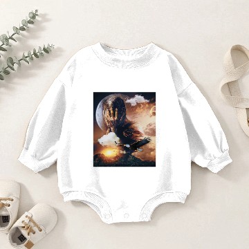 Discover extraterrestrial sleeveless Baby Romper Sweatshirts