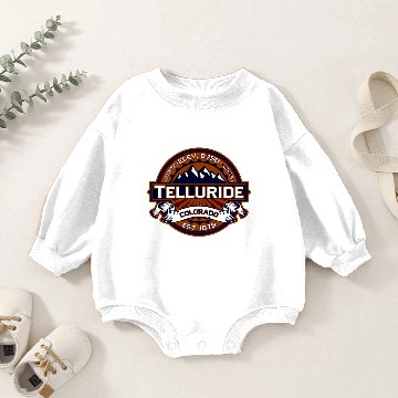 Discover Telluride Vibrant Baby Romper Sweatshirts