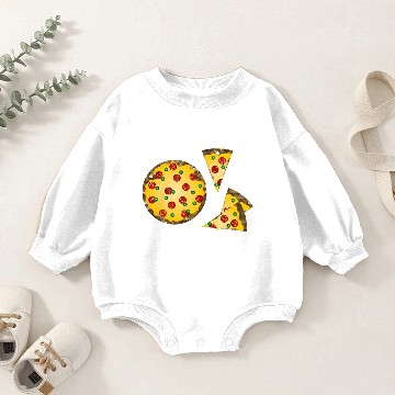 Discover sequin pizza Baby Romper Sweatshirts