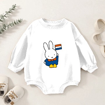 Discover Nijntje Miffy Polo Baby Romper Sweatshirts