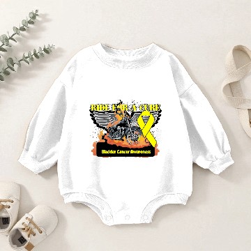 Discover Bladder Cancer Ride For a Cure Baby Romper Sweatshirts