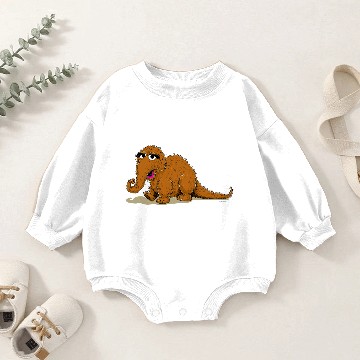 Discover Vintage Snuffleupagus Baby Romper Sweatshirts