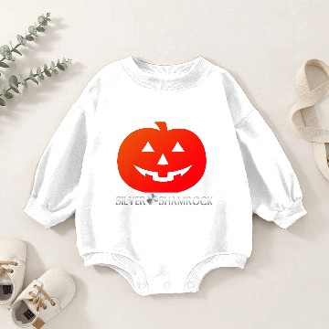 Discover Silver Shamrock Jack O'Lanternrn Baby Romper Sweatshirts