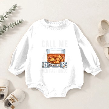Discover Vintage Call Me Old Fashioned , Distressed Baby Romper Sweatshirts