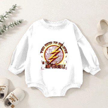 Discover The Flash | You Need To Believe In The Imposible Baby Romper Sweatshirts