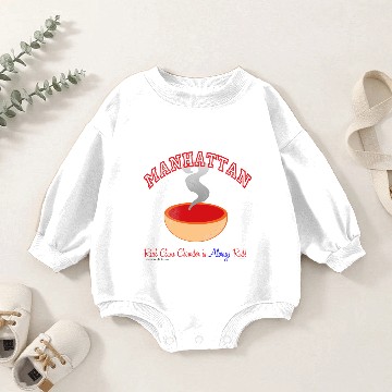 Discover Manhattan Chowder War Baby Romper Sweatshirts
