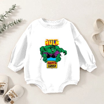 Discover Hulk Retro Comic Character Baby Romper Sweatshirts