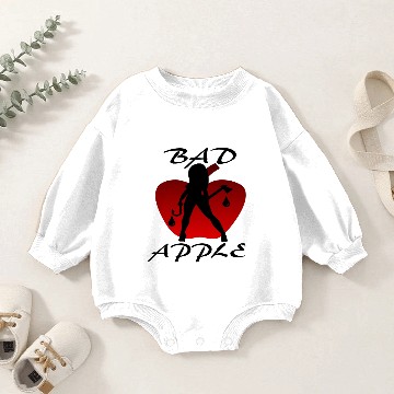 Discover LADIES BAD APPLE 3/4 SLEEVE Baby Romper Sweatshirts