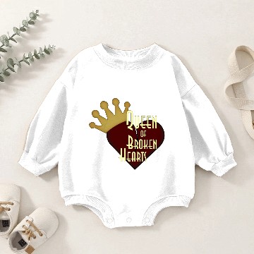 Discover Queen of Broken Hearts Baby Romper Sweatshirts