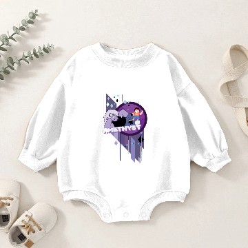 Discover Steven Universe | Amethyst Character Graphic Baby Romper Sweatshirts